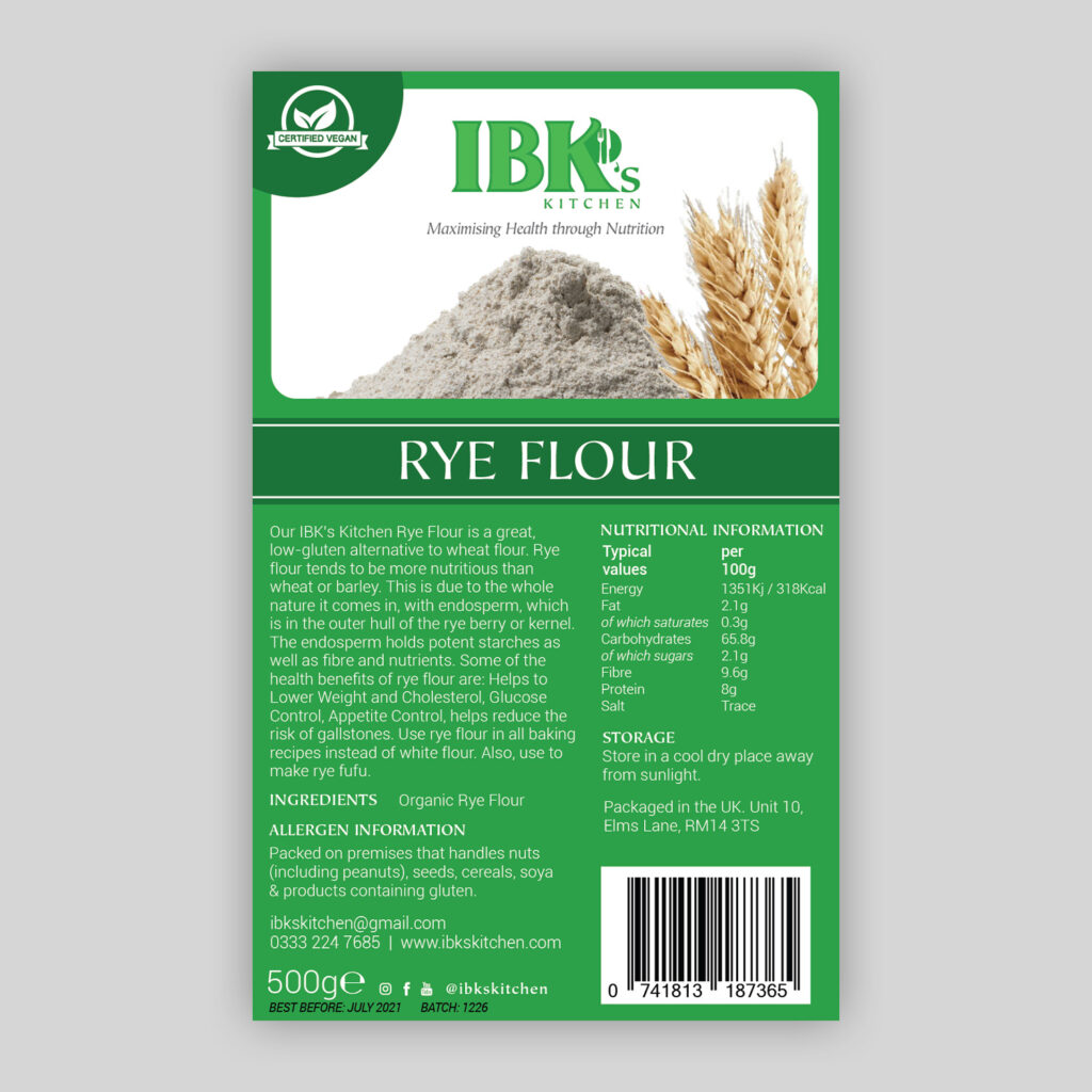 Rye Flour – IBK's Kitchen